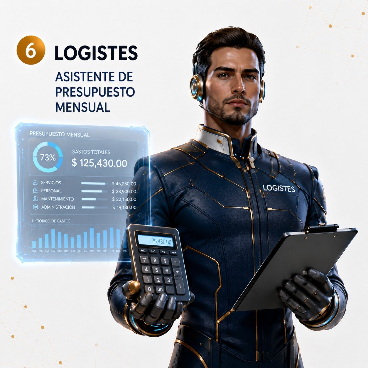 Logistes, asistente de presupuesto mensual